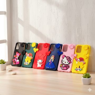 Samsung Galaxy A23 4G Hello Kitty Braslate Chain Soft Girls Mobile Cover