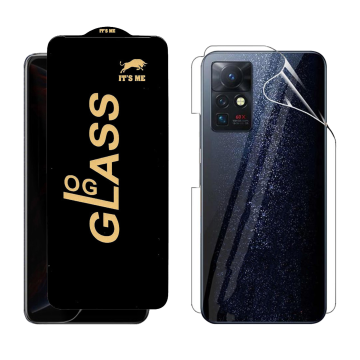 Infinix Zero X Pro Protection Pack: OG Glass + Clear Back Jelly Film