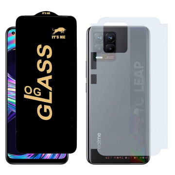 Realme 8 Combo: OG Glass Screen Protector + Carbon Back Skin