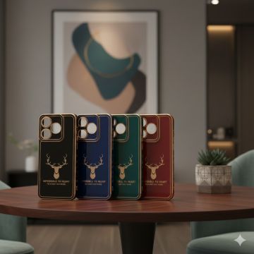 Tecno Spark 10 Soft Multi Golden Border Camera Protection Cover