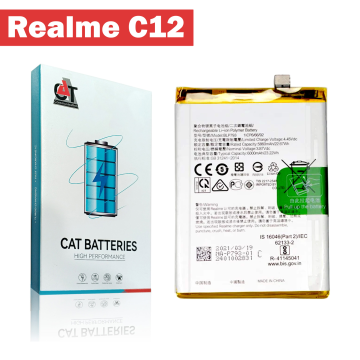 Realme C12 Battery Replacement - CAT 6000mAh (BLP793)