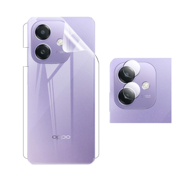 2-in-1 Back Clear Bundle for Oppo A5i: Jelly + Camera