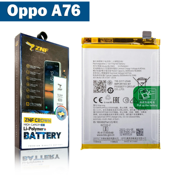 Oppo A76 Battery Replacement - ZNF 5000mAh (BLP885)