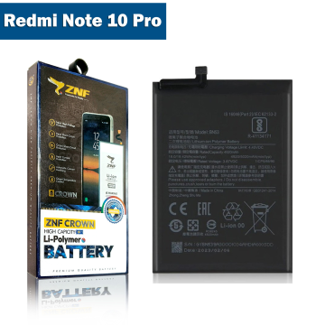 Xiaomi Redmi Note 10 Pro Battery Replacement - ZNF 5020mAh (BN53)
