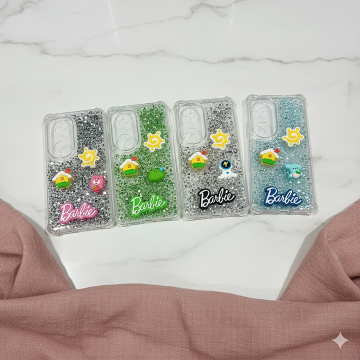 Vivo V50 Barbie Fancy Glitter Girls Back Cover Multi Colour Case Stylish Protection