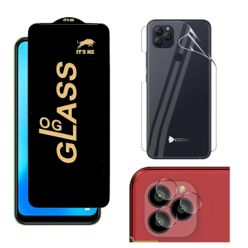 DCode Cygnal 2 Pro 360¬∞ Clear Kit: OG Glass + Back Jelly Camera Guard