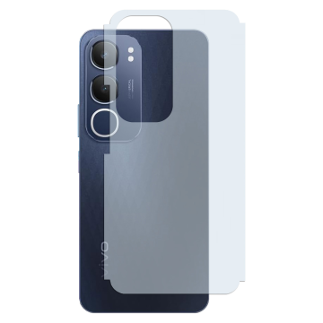 Vivo Y19s Back Protector Carbon Fiber Matte Soft Skin
