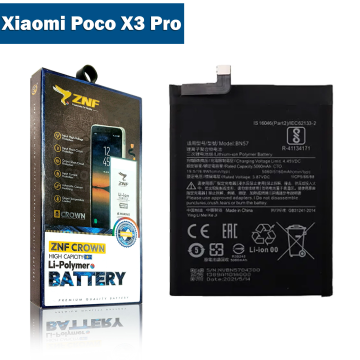 Xiaomi Poco X3 Pro Battery Replacement - ZNF 5160mAh (BN57)
