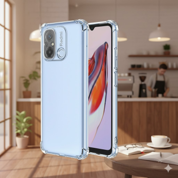 Xiaomi Redmi 12C - Poco C55 Transparent Anti Shock Soft Crystal Clear Case