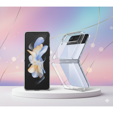 Samsung Galaxy Z Flip 4 Transparent Hard PC Case Cover