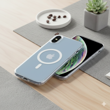 Apple iPhone X Max - XS Back Cover Magnatic Magsafe Transparent Case