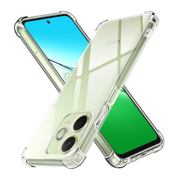 Oppo A5 Pro Crystal Clear Anti-Shock Cover with Extra Bumper