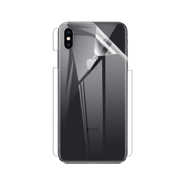 iPhone XS Max Back Clear Jelly Protector - Soft Hydrogel Film