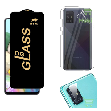 Samsung Galaxy A71 360¬∞ Protection: OG Glass + Back Jelly Camera Film