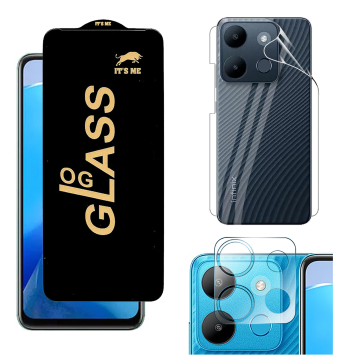 Infinix Smart 7 Clear 360: OG Glass + Back Jelly Camera Film