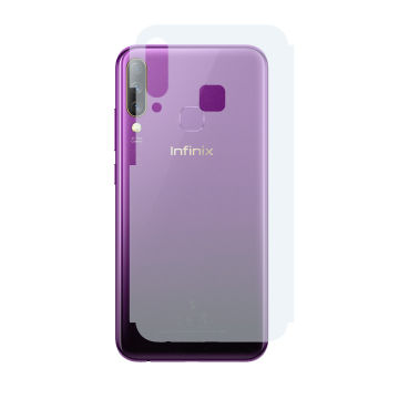 Infinix S4 Carbon Fiber Back Skin - Matte Protective Film