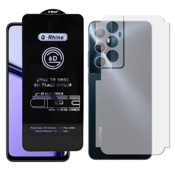 Realme C65 Combo: OG Glass Screen Protector + Carbon Back Skin