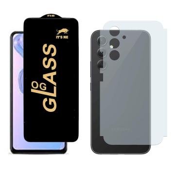 Samsung A54 Combo: OG Glass Screen Protector + Carbon Back Skin