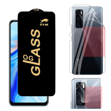 Vivo V20 SE 360¬∞ Clear Kit: OG Glass + Back Jelly Camera Guard