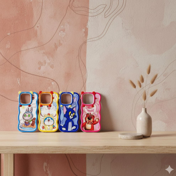 Infinix Hot 11 Play Wave Style Cartoon Print Mobile Cover