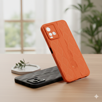 Vivo Y21s Multicolour Soft Armor Case