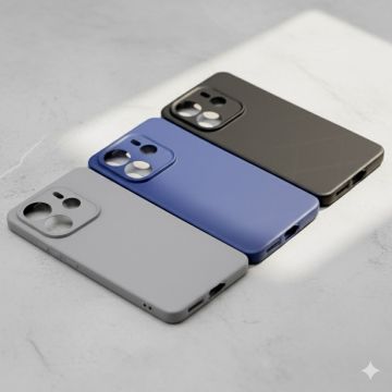 Xiaomi Redmi Note 14 Soft Silicone Matte Case Mobile Cover