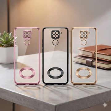 Xiaomi Redmi Note 9 Soft Multi Chrome Border Camera Protection Cover