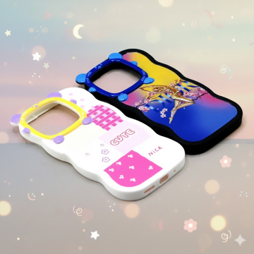 Xiaomi Redmi 9C Fancy Wave Style Printed Case Mobile Cover