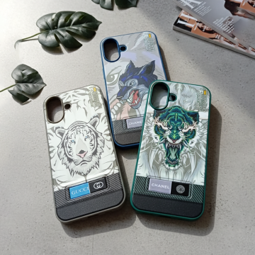 Apple iPhone 16 Plus Wild Printed Multi Colour Mobile Cover