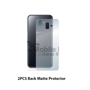 Samsung J6 Plus Back Protector Skin Matte Style Protector For Samsung J6 Plus