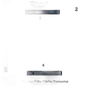 Apple iPhone 5G 5s Back Protector Skin Matte Style Protector For Apple iPhone 5G 5s