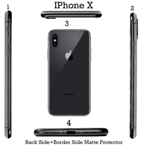 Apple iPhone X Back Protector Skin Matte Style Protector For Apple iPhone X