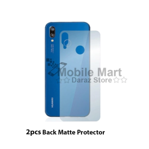 Huawei P20 Lite Back Protector Skin Matte Style Protector For Huawei P20 Lite