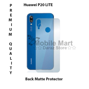 Huawei P20 Lite Back Protector Skin Matte Style Protector For Huawei P20 Lite 