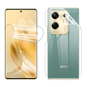 Infinix Zero 30 4G Front & Back Protection Clear Jelly Soft Ultra Clear Jell For Infinix Zero 30 4G