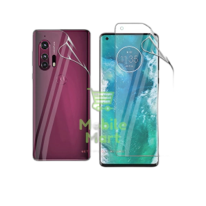 Motorola Edge Plus Front & Back Protection Clear Jelly Soft Ultra Clear Jell For Motorola Edge Plus