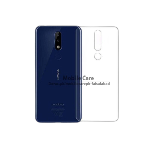 Nokia 6.1 Plus Back Protection Clear Jelly Soft Ultra Clear Jell For Nokia 6.1 Plus