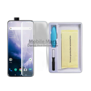 OnePlus 7 Pro Front UV Tempered Glass Protector For Fully Curved Glass For OnePlus 7 Pro
