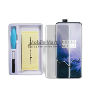 OnePlus 7t Pro Front UV Tempered Glass Protector For Fully Curved Glass For OnePlus 7t Pro