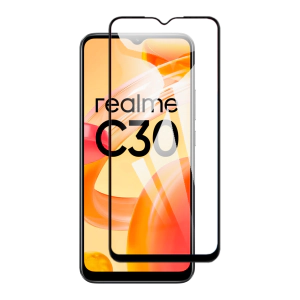 Realme C30 Full Screen Protector 9D Tempered Glass Protector For Realme C30 