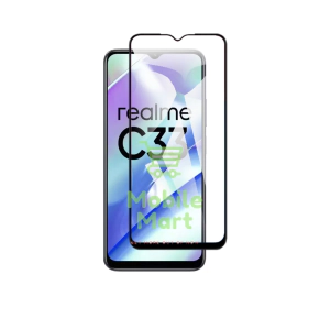 Realme C33 Full Screen Protector 9D Tempered Glass Protector For Realme C33