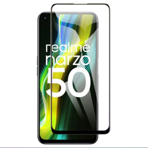 Realme Narzo 50 Full Screen Protector 9D Tempered Glass Protector For Realme Narzo 50