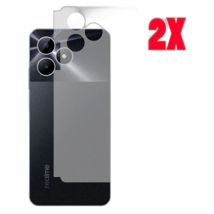 Realme note 50 Back Protector Skin Matte Style Protector For Realme note 50 