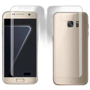 Samsung Galaxy S7 Edge Front & Back Protection Clear Jelly Soft Ultra Clear Jell For Samsung Galaxy S7 Edge