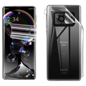 Sharp Aquos R6 Front & Back Protection Clear Jelly Soft Ultra Clear Jell For Sharp Aquos R6