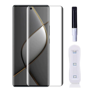 Tecno Spark 20 Pro Plus Front UV Tempered Glass Protector For Fully Curved Glass For Tecno Spark 20 Pro Plus