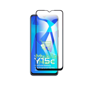 Vivo Y15c Full Screen Protector 9D Tempered Glass Protector For Vivo Y15c