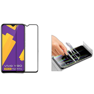Vivo Y90 Full Screen Protector 9D Tempered Glass Protector For Vivo Y90 