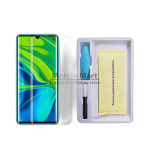 Xiaomi Mi Note 10 Front UV Tempered Glass Protector For Fully Curved Glass For Xiaomi Mi Note 10