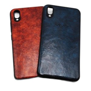Vivo Y90 Back Cover Leather Soft Case For Vivo Y90